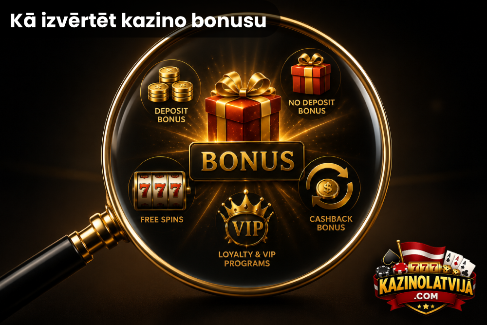 Kazino bonusa izvērtēšana