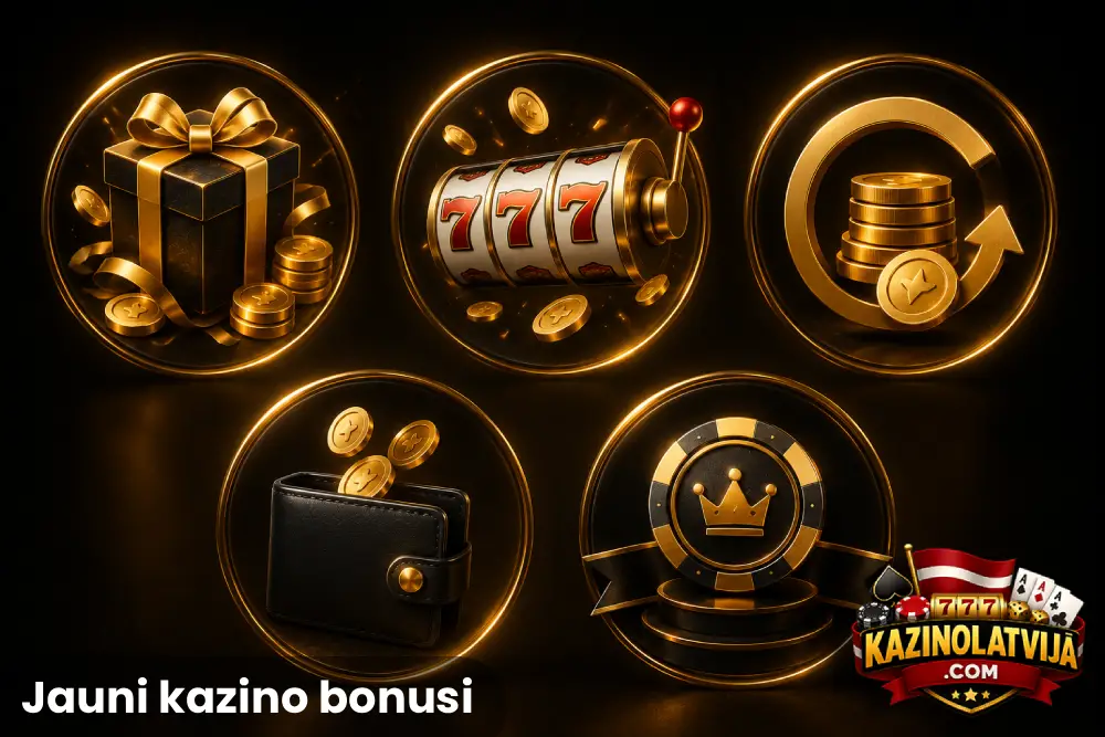 Jauno kazino bonusi