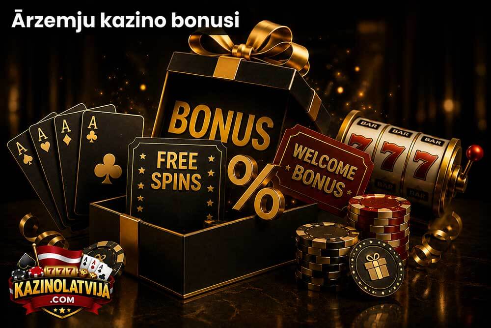 Ārzemju kazino bonusi