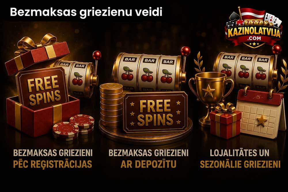Bezmaksas griezienu veidi