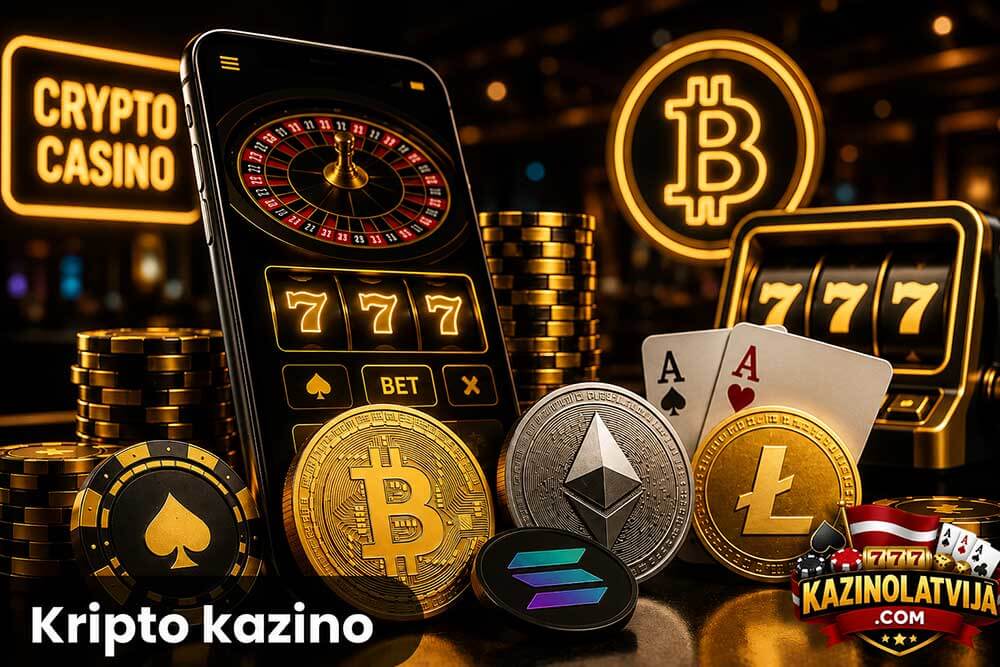 Kripto kazino ar Bitcoin un kriptovalūtām
